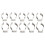 10PCS Heavy Duty Open Type Spring Steel Tool Clips for Storage and Organization 2