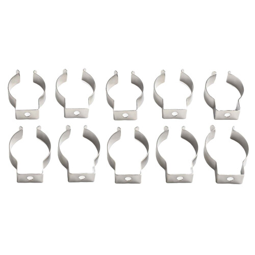 10PCS Heavy Duty Open Type Spring Steel Tool Clips for Storage and Organization 1