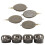 Σετ ταΐστρων με ενσωματωμένη μέθοδο Windfall Carp Fishing, 4 ταΐστρες δολώματος με 1 καλούπι 5