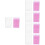 10Boxes Assorted Color Cotton Pads Eyelash Glue Wiping Cleaning Sheets 3