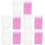 10Boxes Assorted Color Cotton Pads Eyelash Glue Wiping Cleaning Sheets 7