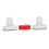Plastic hockey pucks assorted colors 2 sets 4