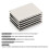 Neodymium Magnet Block N35 40x30x3mm 4