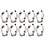 10PCS Heavy Duty Open Type Spring Steel Tool Clips for Storage and Organization 5