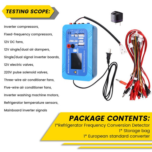 Refrigerator Frequency Conversion Detector Compressor Frequency Conversion Tester Fan Damper Solenoid Valve Tester (EU) 2
