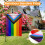 Inkluderende Pride Yard Regnbuehageflagg Ensidig lesbisk flagg 6
