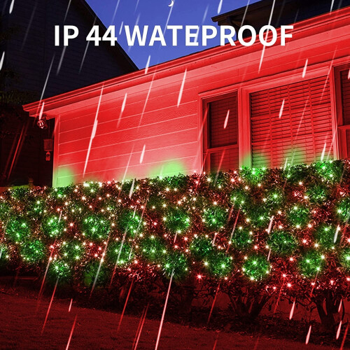 Χριστουγεννιάτικα φωτάκια Dazzle Bright360-LED με δίχτυ, 12ft x 5ft, αδιάβροχα, 8 λειτουργίες, 2