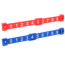 2Pièces Dispositifs De Score Table Football Couleurs Assorties En PP