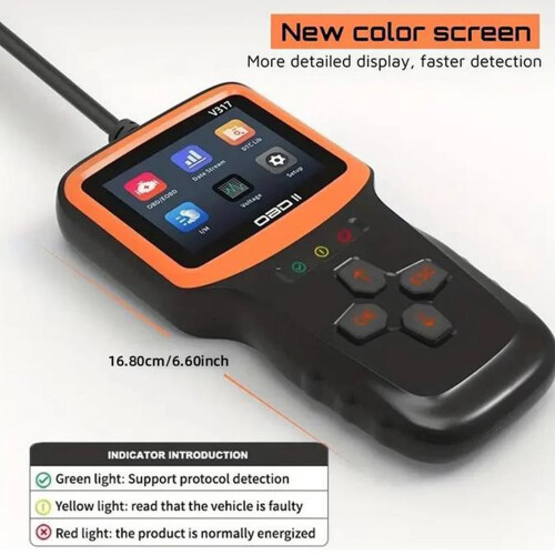 Car Diagnostic Tool Engine Fault Scanner 1pc 2