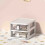 2-5 Layers Clear Stacking Drawer Organizer Multi-Tier PP Storage Box Cartoon for Office/Beauty Products, Modular Desktop System 7