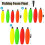 10 τεμάχια Peg Floats Γατόψαρο Bobbers Foam Rig Float Crappie Trout 4