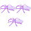 3Pièces Plateau Dessert Violet Style Halloween Multifonction 1