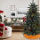 Jupe de sapin de Noël blanche longue (60 pouces) 6