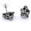 Punk Wolf Stud Earrings Stainless Steel 1 Pair 3