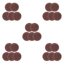 25Pcs Round Brown Volcanic Rock Pebbles Fish Tank Gravel Plant Rocks