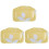 3Pièces Oreiller Pour PVC Fixation Ventouse 1