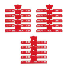 15Pcs Red Music Book Clips Trumpet Score Holders Durable and Practical