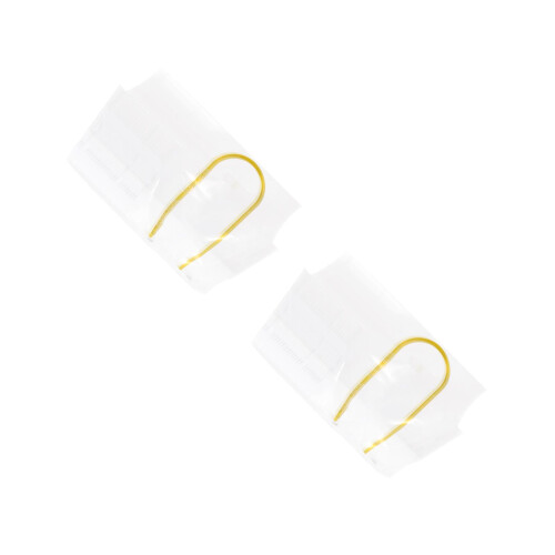 100Pcs Pe Transparent Drinking Bags with Handle for Takeaway Beverages