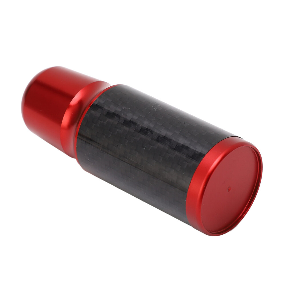 5/6 Speed Carbon Fiber Manual Gear Shift Knob M8/M10/M12 Fit For Most Vehicles Red 8741388759860