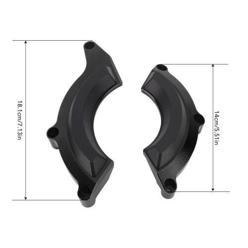 Z900 2017-2019 Engine Guard Cover Alloy Black 1