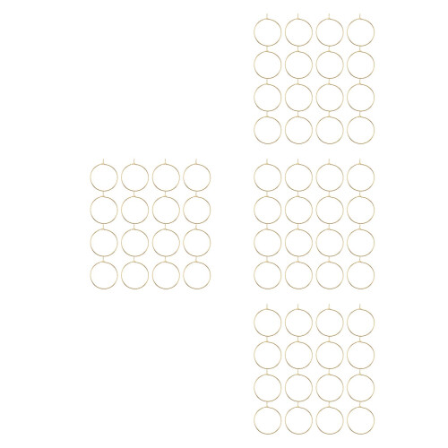 600Pièces Marques Verres Or Design Simple Pour Anniversaires
