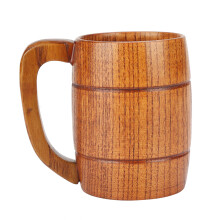 Natürlicher Holz-Wasserbecher – Robuste Teetasse, 171g, 8cm Durchmesser, Geschenkserie