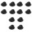 12Pcs High Friction Black Pot Cover Knobs for Kitchen Cookware Lids 1