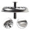 Premium Kitchen Sink Strainer Replacement Waste Plug Basin Drain Filter Steel 4