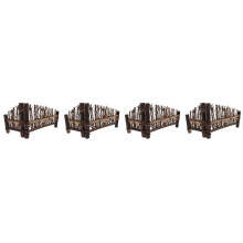 4St Bamboe Sushi Serving Fence Koffiekleur Rustiek En Lichtgewicht