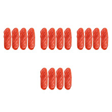 16Pièces Modèles Hot Dog En PVC Rouge Pour Cuisine, Photo Et