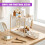 GEEZY GEEZY 2 Tier Under Sink Organiser Pull Out Sliding Cabinet Bathroom Storage Kitchen 3