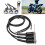 Adjustable Mount Handlebar Switch Universal Motorcycle Headlight Switch Waterproof Design Multipurpose Switch High Quality Stainless Steel Copper 3