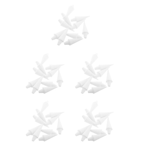 50Pcs Versatile White Clay Kiln Support Nails Aluminium Oxide Material