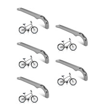 5Pcs Versatile Black Bike Chain Cover Plastic Guard for Cycling Use