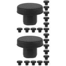 40Pcs Silicone Plugs for Holes Black Durable High Temperature Stoppers