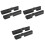 6Pcs Black Air Vent Covers for Car ABS Material Durable Self-Adhesive 1