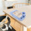 2Pièces Plateau Dîner Fibre Bambou Durable 3