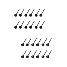 400Pairs Easy-Use Black Glass Doll Eyes for DIY Craft and Toy Making