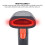 1D 2.4G Wireless Red Light Barcode Scanner 2000mAh 4