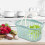 3 Pcs Small Plastic Baskets Organizer with Handle Handles Hamper Travel 6