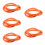 5Pcs Durable Sponge Cable Tubes Orange Derailleur Housing for Bikes 1