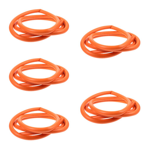 5Pcs Durable Sponge Cable Tubes Orange Derailleur Housing for Bikes