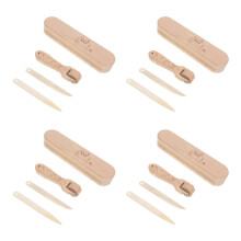 16Pièces Clappers En Bois De Hêtre Beige Outils De Couture Quilting