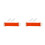 2Pièces Repose-Pieds Suspendu Orange Bois Fer Polyester 1