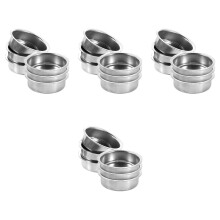 24Pièces Assiettes D'encens En Acier Inoxydable Pour Encensoir Argent
