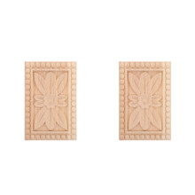 2Pièces Appliques Bois Beige Pour Mobilier, Chambre Salon Élégant