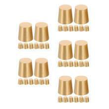 40Pcs Golden Brass Cutting Board Feet for Home Wooden Tray Supports