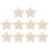 Unpainted Wooden Christmas Tree Ornaments12-Pack 3