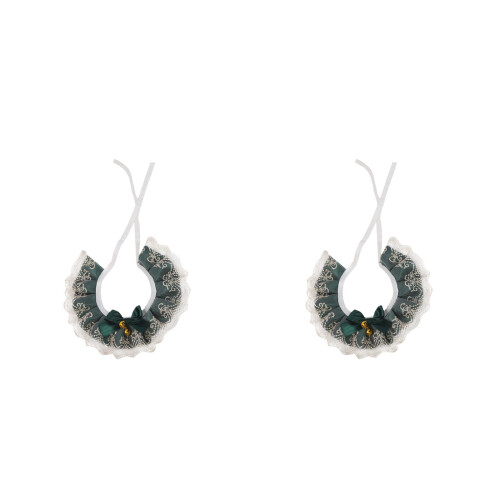 2Pièces Colliers Accessoires Chats Coton Soignée