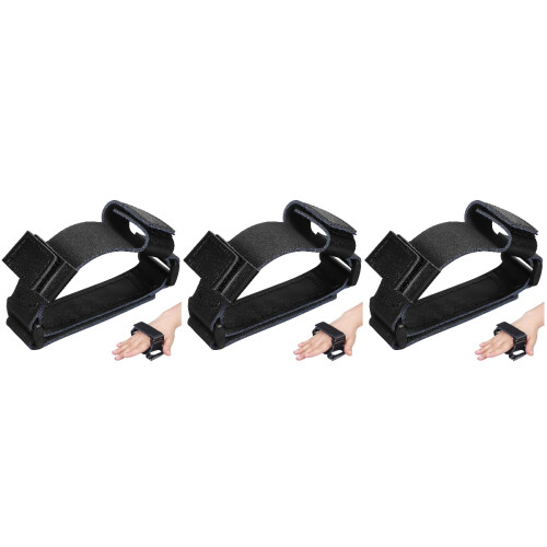 3Pièces Protège Main Cor Noir Cuir Souple Ajustable